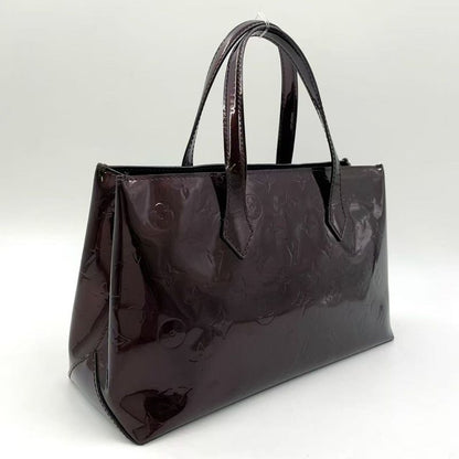 Louis Vuitton Wilshire PM Monogram Vernis Monogram Vernis Amarante Enamel Dark