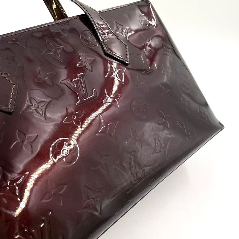 Louis Vuitton Wilshire PM Monogram Vernis Monogram Vernis Amarante Enamel Dark