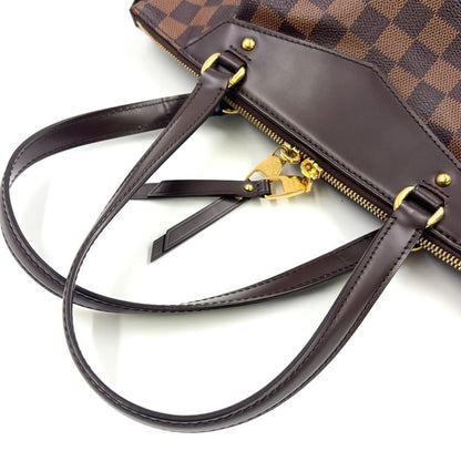 Louis Vuitton Westminster PM Damier Ebene Damier Ebene Leather × PVC Brown Tote