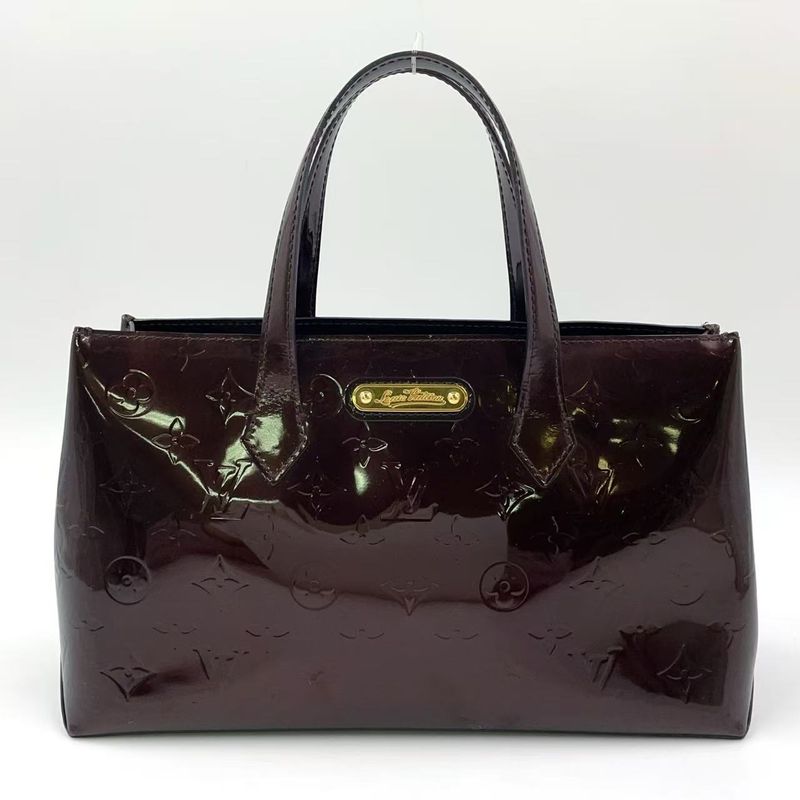 Louis Vuitton Wilshire PM Monogram Vernis Monogram Vernis Amarante Enamel Dark