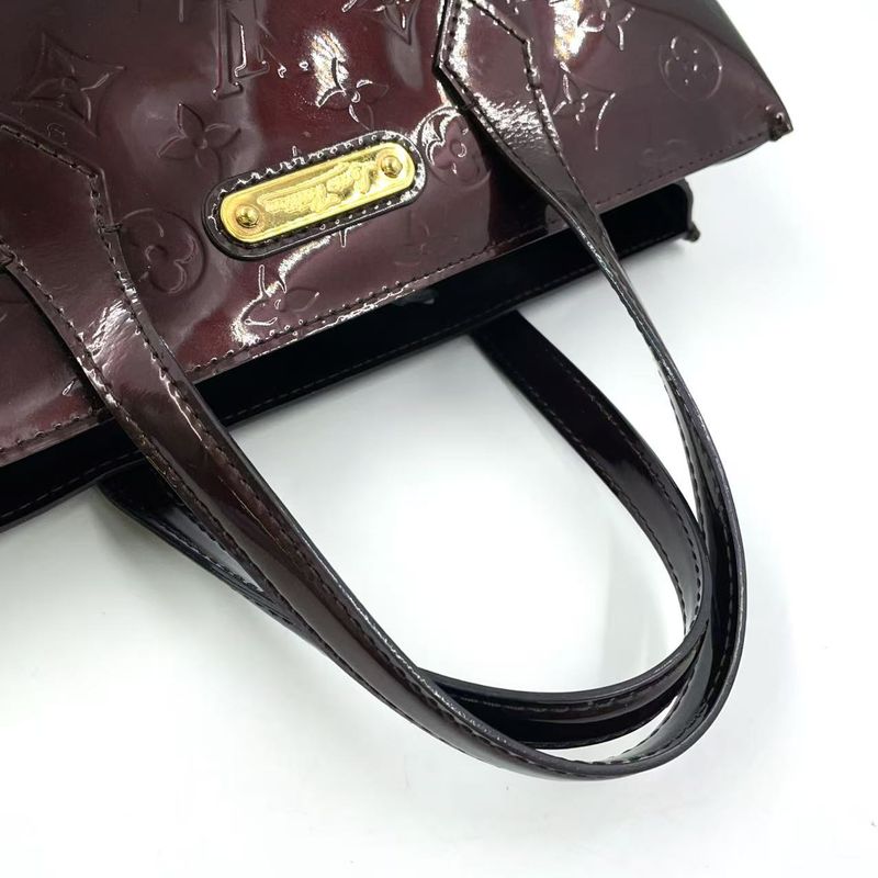 Louis Vuitton Wilshire PM Monogram Vernis Monogram Vernis Amarante Enamel Dark