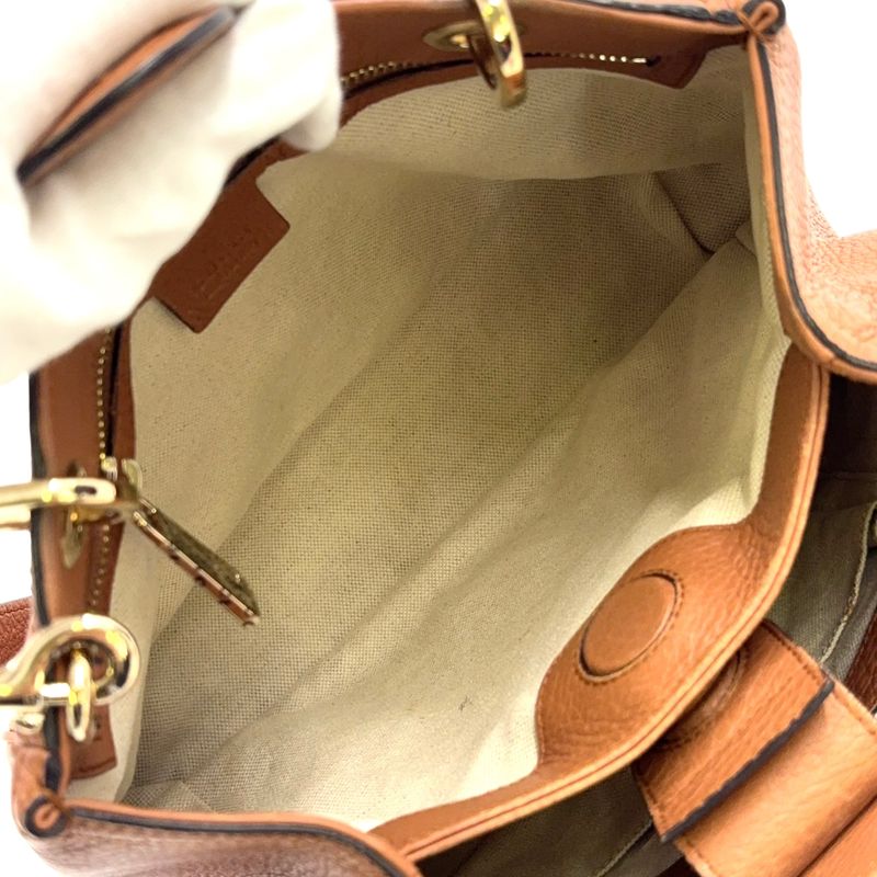 Gucci Bamboo Shopper Small Leather Dusty Pink Handbag Gold 336032