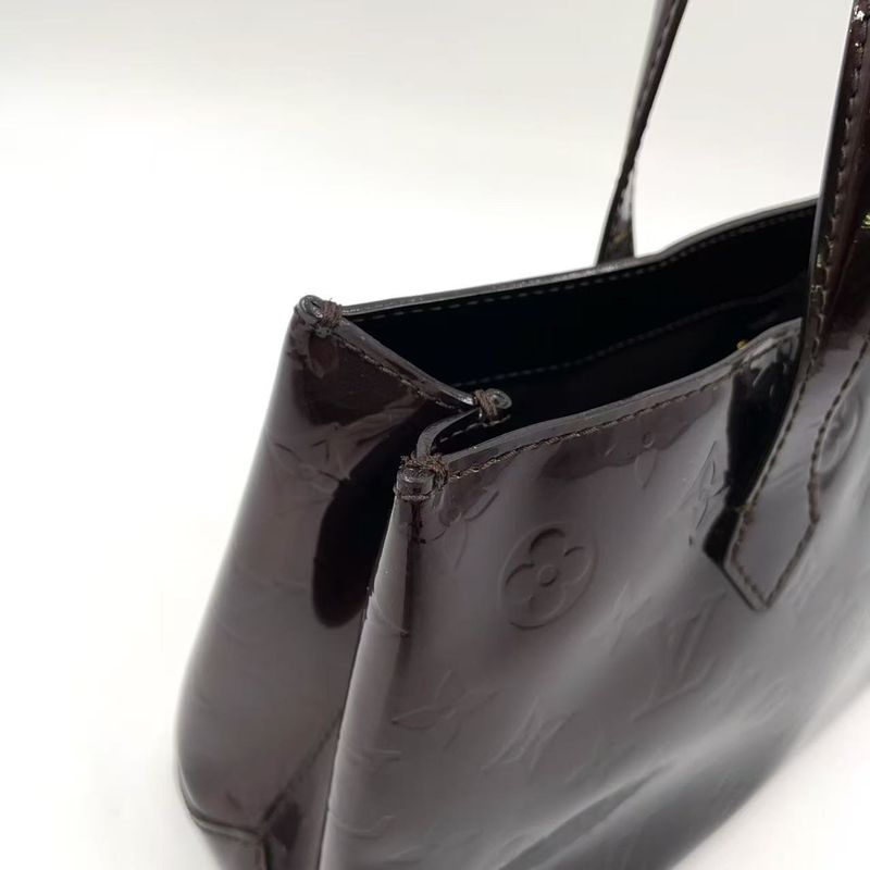 Louis Vuitton Wilshire PM Monogram Vernis Monogram Vernis Amarante Enamel Dark