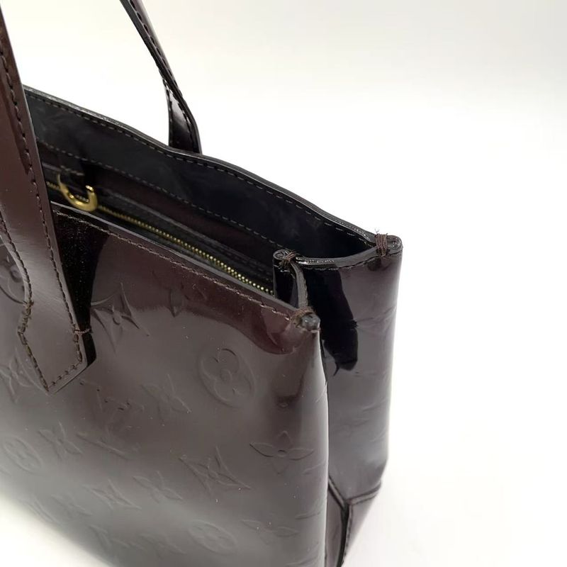 Louis Vuitton Wilshire PM Monogram Vernis Monogram Vernis Amarante Enamel Dark