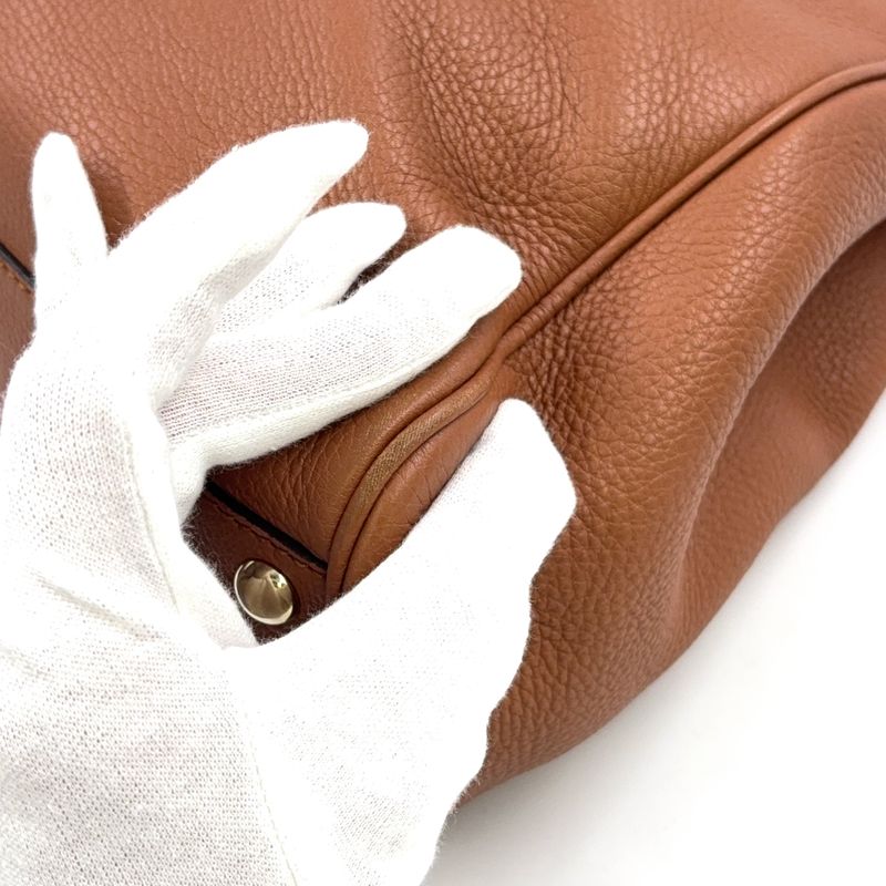 Gucci Bamboo Shopper Small Leather Dusty Pink Handbag Gold 336032