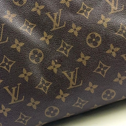 Louis Vuitton Speedy 35 Monogram Leather ×PVC Brown Handbag Gold M41524