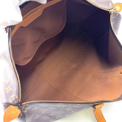 Louis Vuitton Flannery 50 Monogram Leather × PVC Brown Shoulder Bag Gold M51116