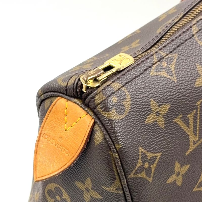 Louis Vuitton Flannery 50 Monogram Leather × PVC Brown Shoulder Bag Gold M51116