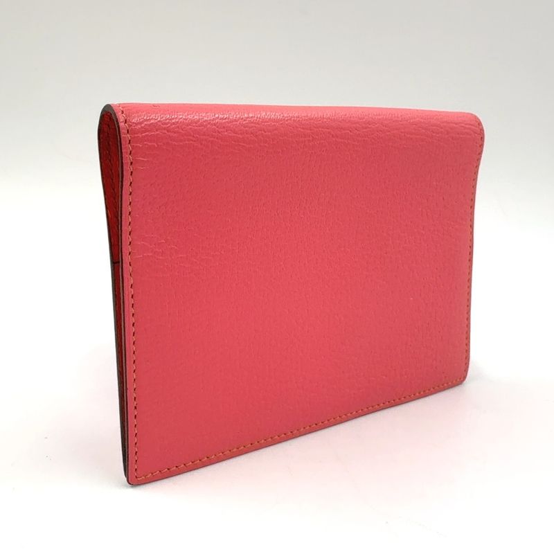 Hermes Agenda T Engraved Leather Orange And Pink Notebook Cabas - Silver