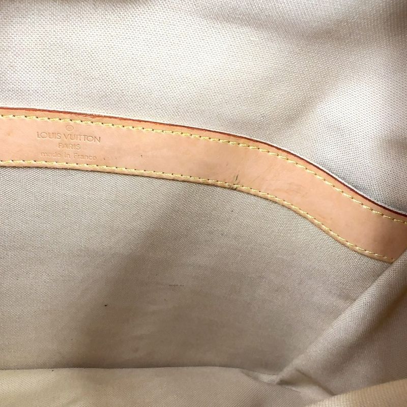 Louis Vuitton Naviglio Damier Azure Damier Azure Leather × PVC White Shoulder