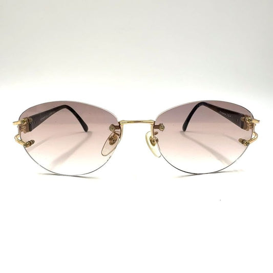 Saint Laurent Paris Rimless Tortoiseshell YSL Logo 31-0047 Plastic Dark Navy