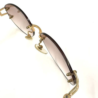 Saint Laurent Paris Rimless Tortoiseshell YSL Logo 31-0047 Plastic Dark Navy