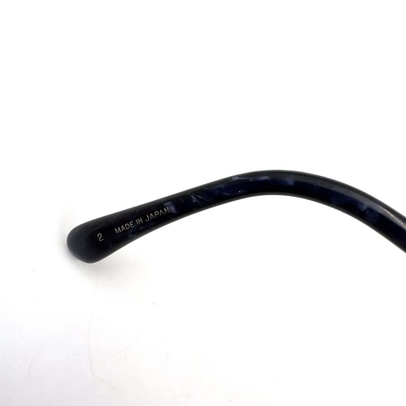 Saint Laurent Paris Rimless Tortoiseshell YSL Logo 31-0047 Plastic Dark Navy