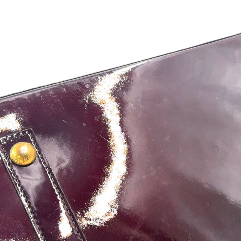 Louis Vuitton Alma GM Monogram Vernis Monogram Vernis Amarante Enamel Dark