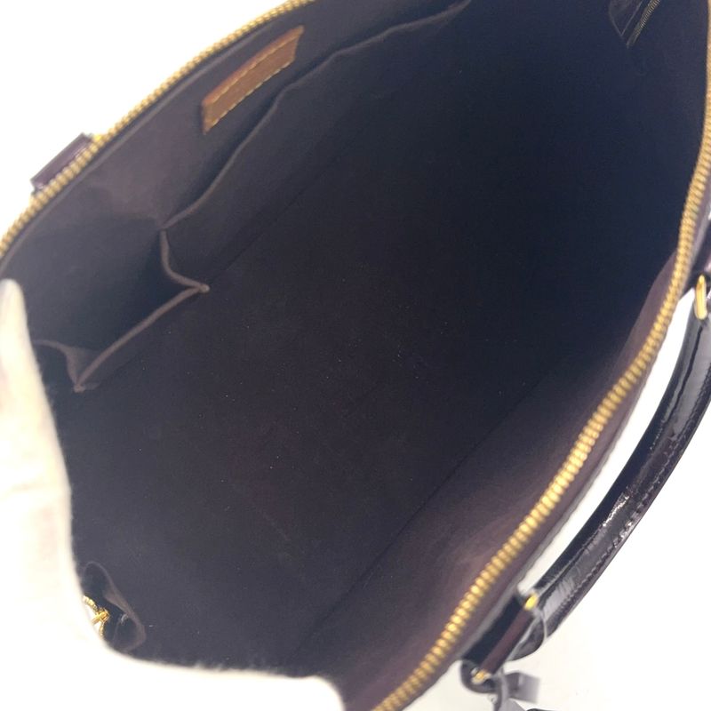 Louis Vuitton Alma GM Monogram Vernis Monogram Vernis Amarante Enamel Dark