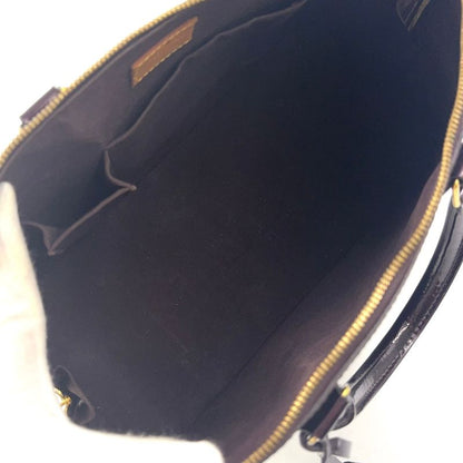 Louis Vuitton Alma GM Monogram Vernis Monogram Vernis Amarante Enamel Dark