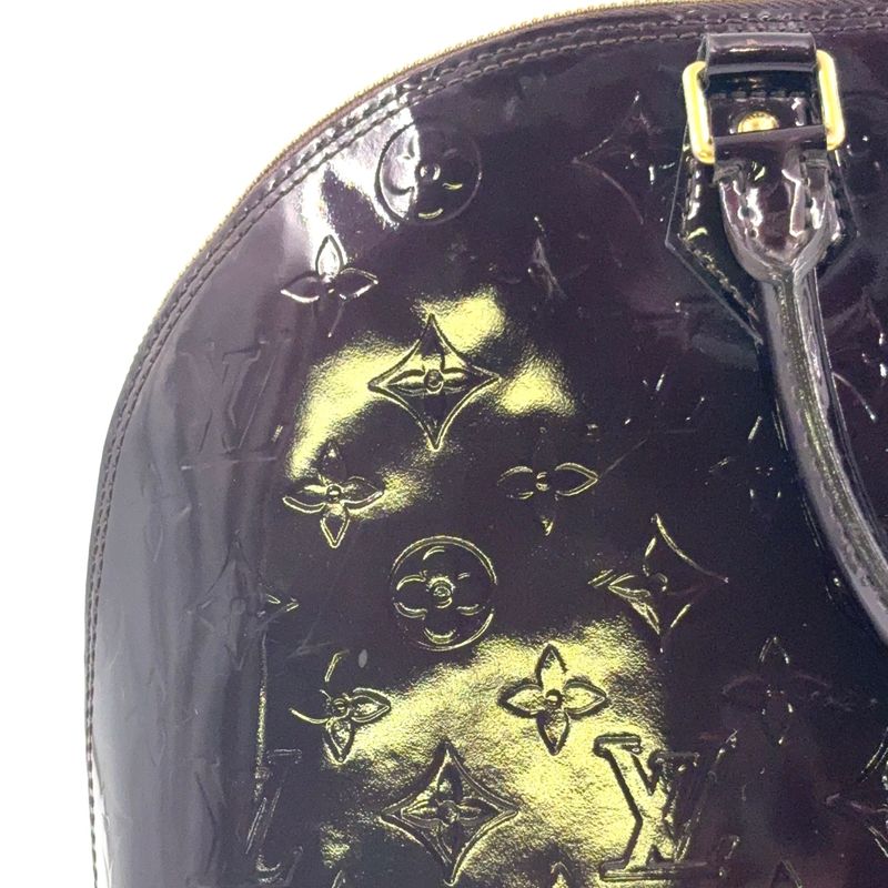 Louis Vuitton Alma GM Monogram Vernis Monogram Vernis Amarante Enamel Dark
