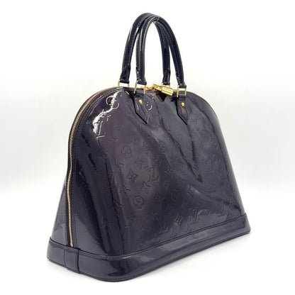 Louis Vuitton Alma GM Monogram Vernis Monogram Vernis Amarante Enamel Dark