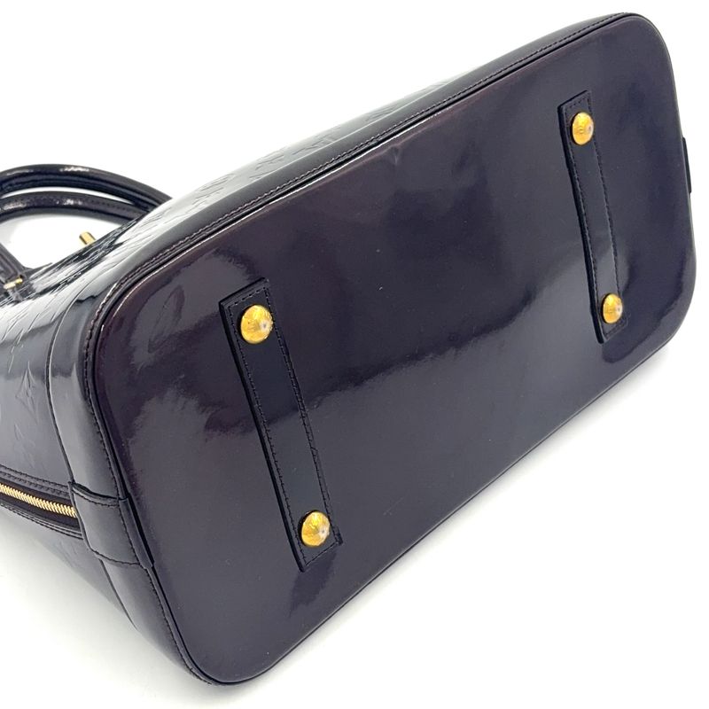 Louis Vuitton Alma GM Monogram Vernis Monogram Vernis Amarante Enamel Dark