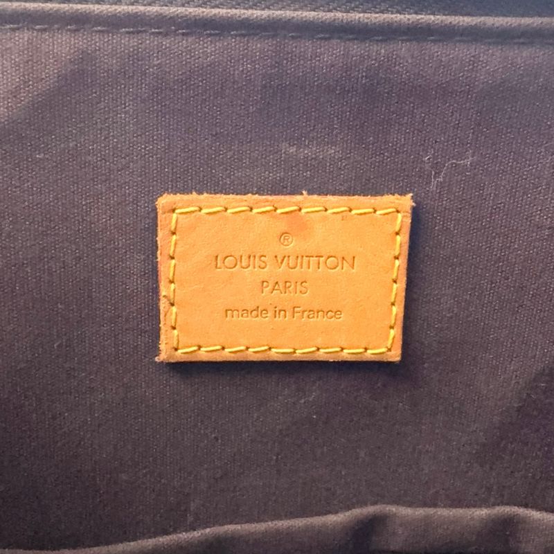 Louis Vuitton Alma GM Monogram Vernis Monogram Vernis Amarante Enamel Dark