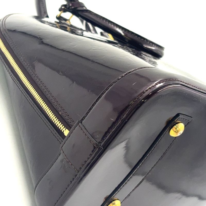 Louis Vuitton Alma GM Monogram Vernis Monogram Vernis Amarante Enamel Dark