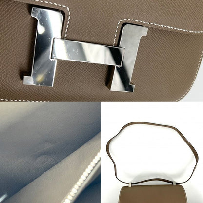 Hermes Shoulder Bag Women Constance 24 Pochette Crossbody Brown