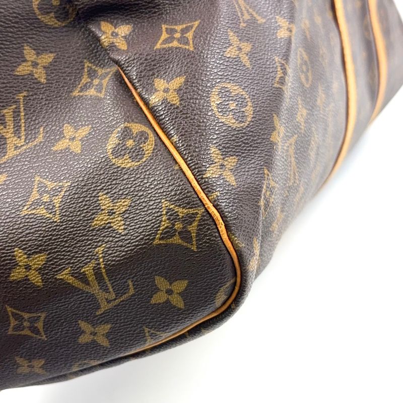 Louis Vuitton Keepall 60 Monogram Leather X PVC Brown Boston Bag Gold M41422