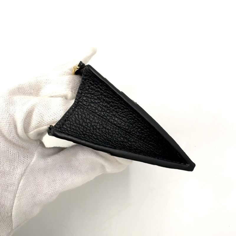Louis Vuitton Monogram Empreinte Porte Carte Flora Rfid-compliant Leather Black