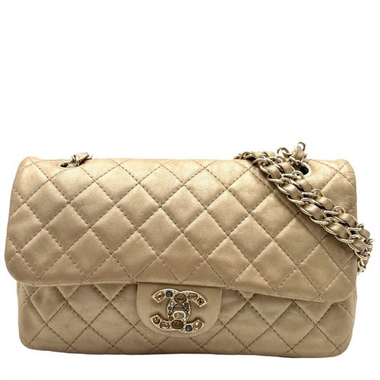 Chanel Shoulder Bag Women's Bijoux Coco Mark Matelasse Chain Shoulder Turnlock