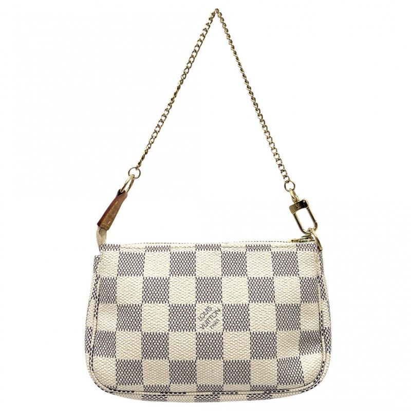 Louis Vuitton Handbag Women Damier Azure Mini Pochette Accessoires Accessory