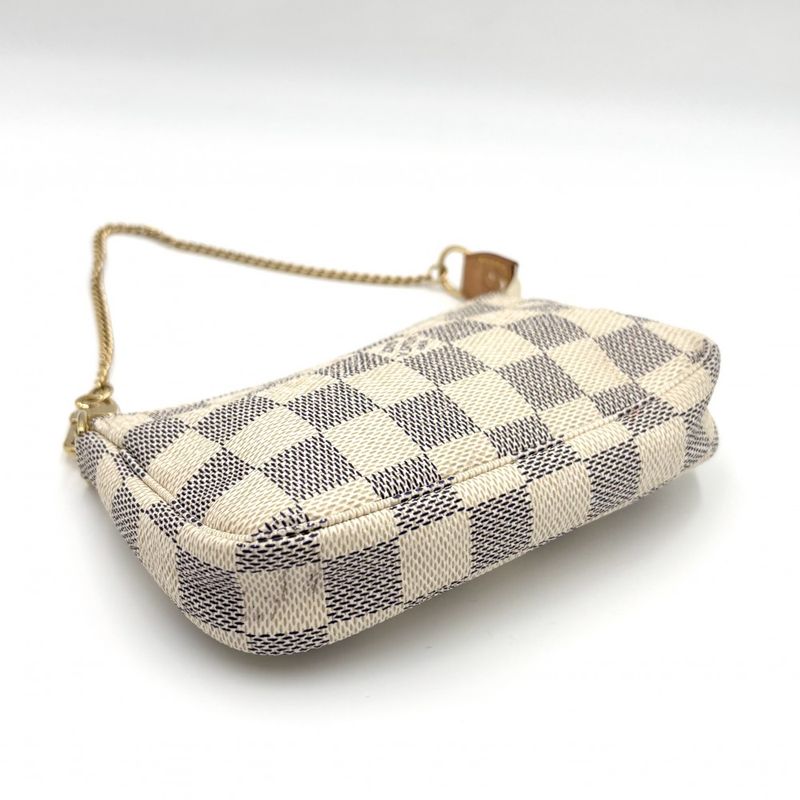 Louis Vuitton Handbag Women Damier Azure Mini Pochette Accessoires Accessory