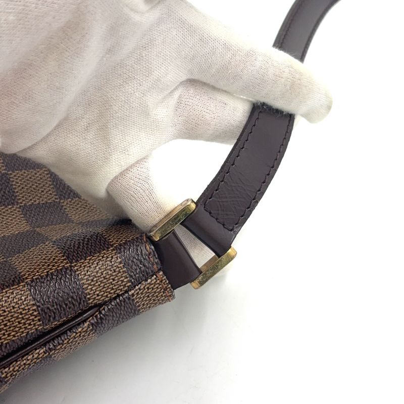 Louis Vuitton Musette Damier Ebene Damier Ebene Leather × PVC Brown Shoulder