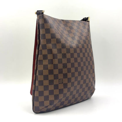 Louis Vuitton Musette Damier Ebene Damier Ebene Leather × PVC Brown Shoulder