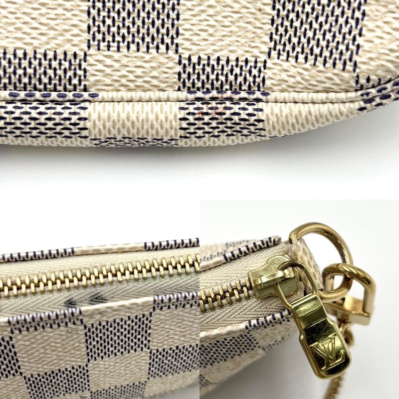 Louis Vuitton Handbag Women Damier Azure Mini Pochette Accessoires Accessory