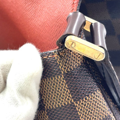 Louis Vuitton Musette Damier Ebene Damier Ebene Leather × PVC Brown Shoulder