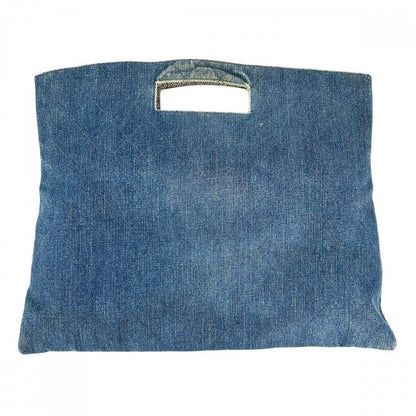 Chanel Handbag Women Matelasse Shoulder Bag Chanel Denim Blue [pre-owned