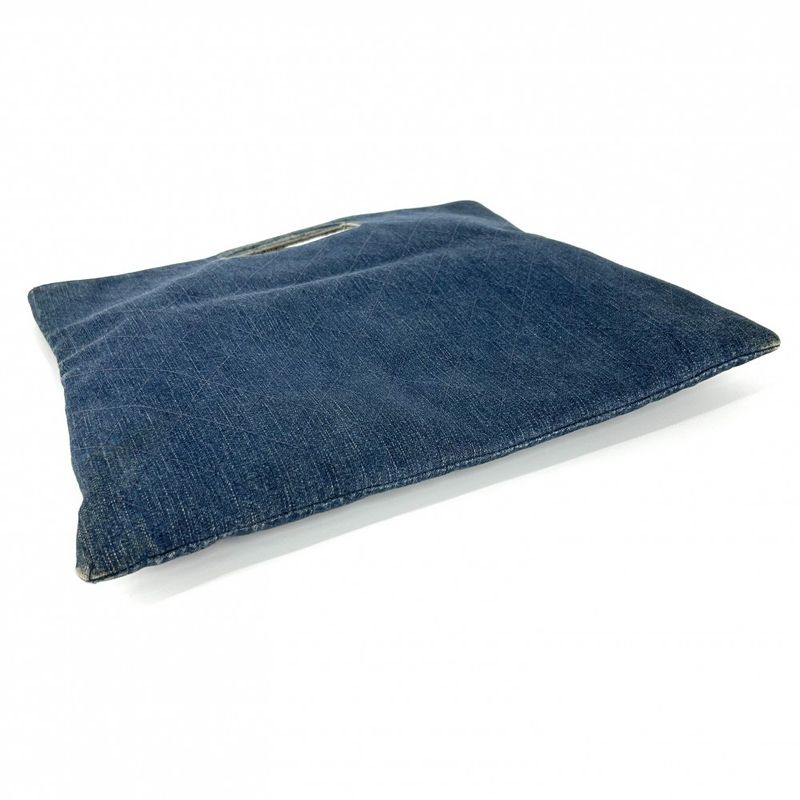 Chanel Handbag Women Matelasse Shoulder Bag Chanel Denim Blue [pre-owned