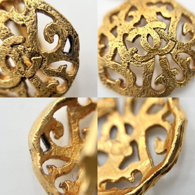 Chanel Earrings Ladies Coco Mark Swing Vintage Coco Accessories Chanel GP 2718