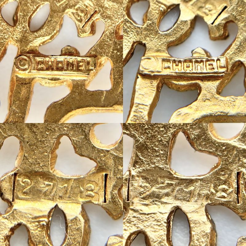 Chanel Earrings Ladies Coco Mark Swing Vintage Coco Accessories Chanel GP 2718