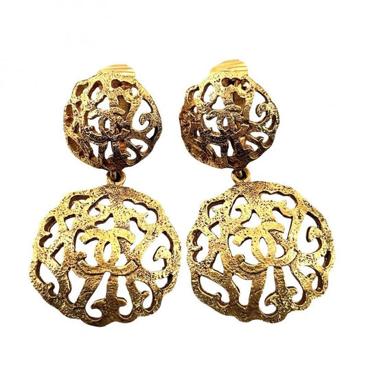Chanel Earrings Ladies Coco Mark Swing Vintage Coco Accessories Chanel GP 2718