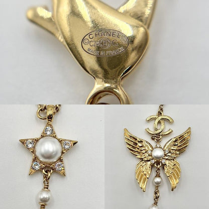 Chanel Necklace Women's Coco Mark Long Necklace Accessories With Adjuster Coco