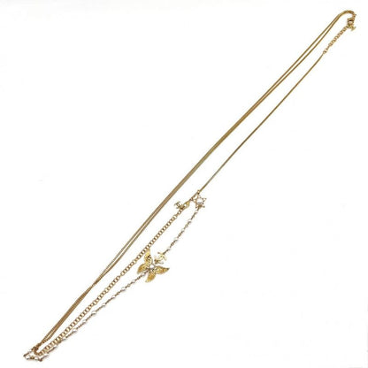 Chanel Necklace Women's Coco Mark Long Necklace Accessories With Adjuster Coco