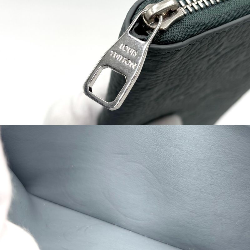 Louis Vuitton Men's Taurillon Monogram Zippy Wallet Horizontal Long Wallet