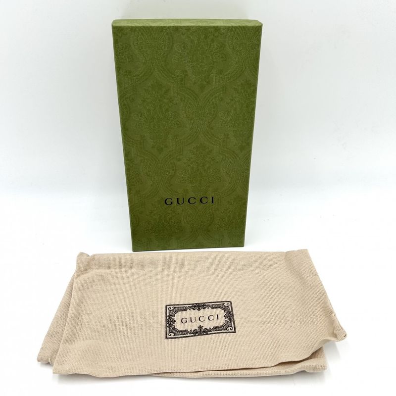 Gucci Men's GG Supreme Zip Around Long Wallet Interlocking G Round Zipper Gucci
