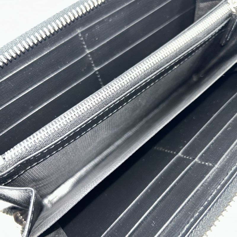 Gucci Men's GG Supreme Zip Around Long Wallet Interlocking G Round Zipper Gucci