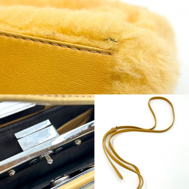 Fendi 2WAY Ladies Micro Peekaboo Mini Handbag Shoulder Bag Shoulder Crossbody