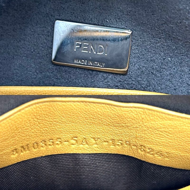 Fendi 2WAY Ladies Micro Peekaboo Mini Handbag Shoulder Bag Shoulder Crossbody