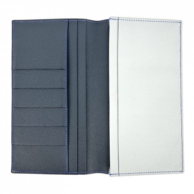 Hermes Long Wallet Men's MC2 Fleming Bifold Long Wallet Genuine Leather Hermes