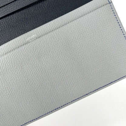 Hermes Long Wallet Men's MC2 Fleming Bifold Long Wallet Genuine Leather Hermes