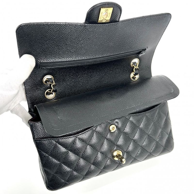 Chanel Shoulder Bag Women Matelasse 25 Double Chain Double Flap Shoulder